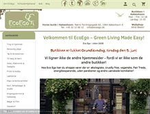 Tablet Screenshot of ecoego.dk